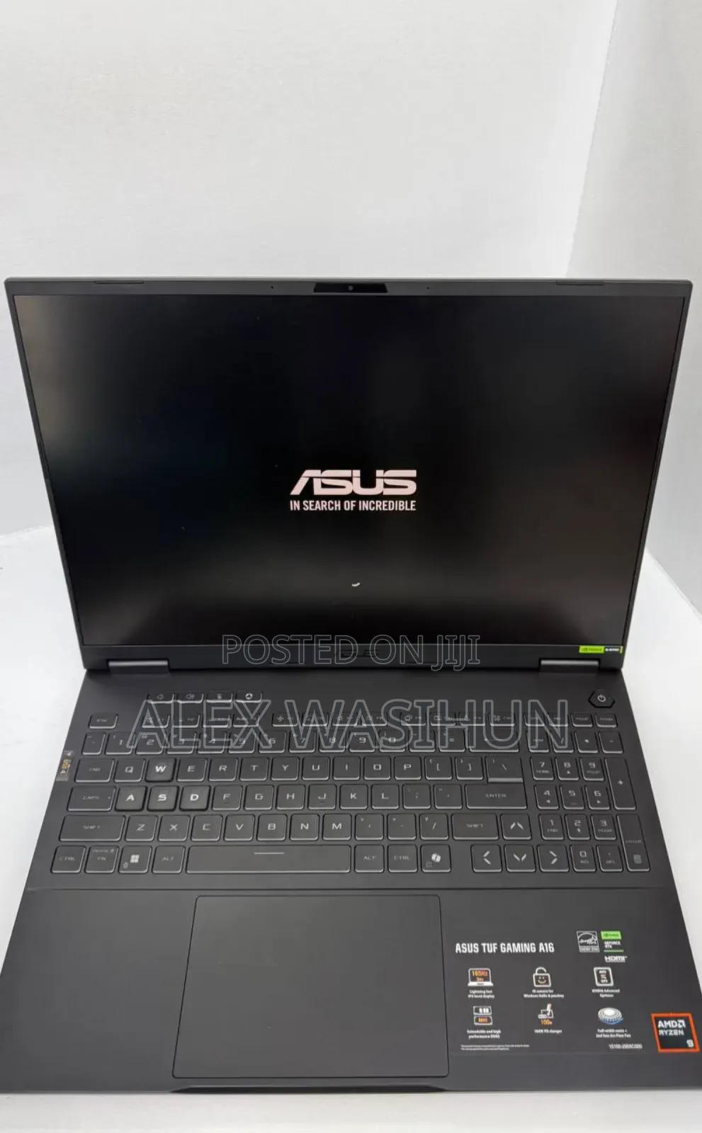 New Laptop Asus TUF Gaming A16 32GB AMD Ryzen 9 SSD 512GB