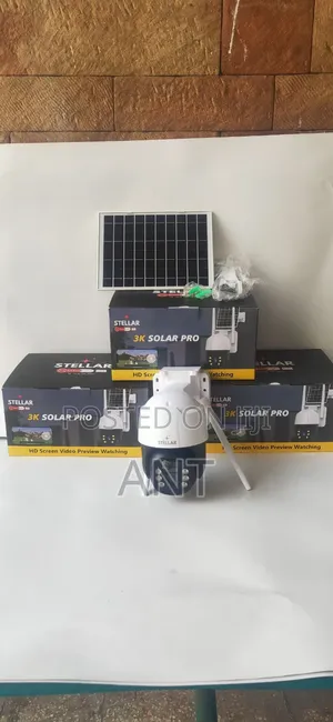 Outdoor Solar 360 Degree CCTV Camera 5mp Ultra Hd Resolution