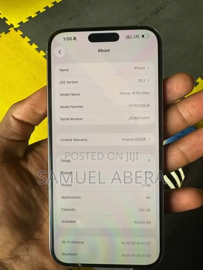 Apple iPhone 16 Pro Max 256 GB Silver