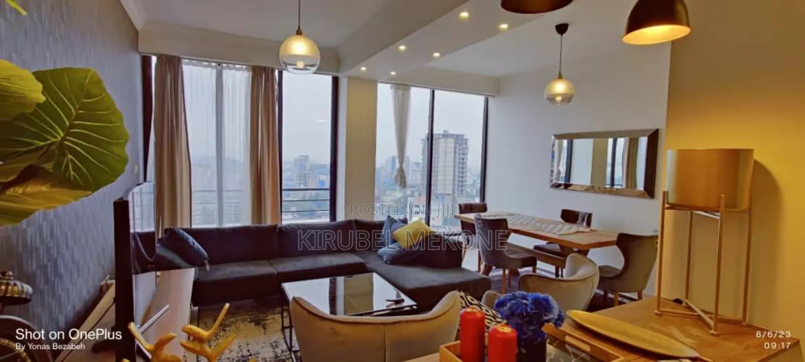 Furnished 4bdrm Apartment in Bole for rent