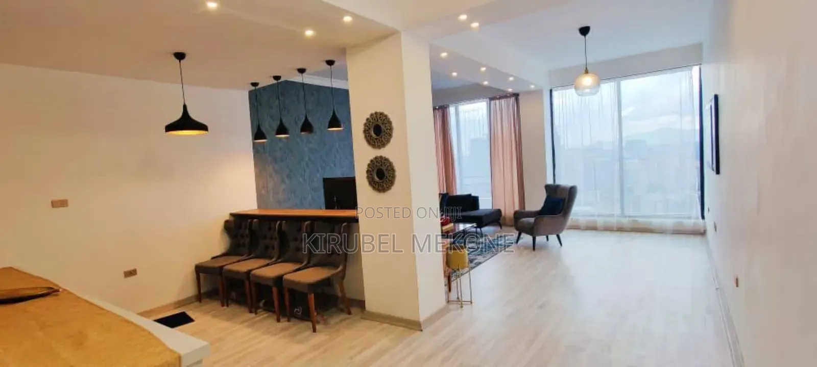 Furnished 4bdrm Apartment in Bole for rent