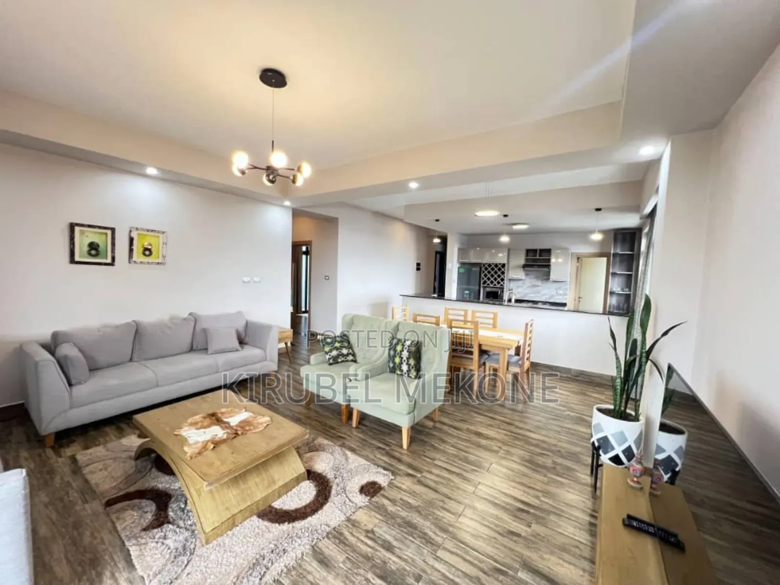 Furnished 3bdrm Apartment in Bole for rent