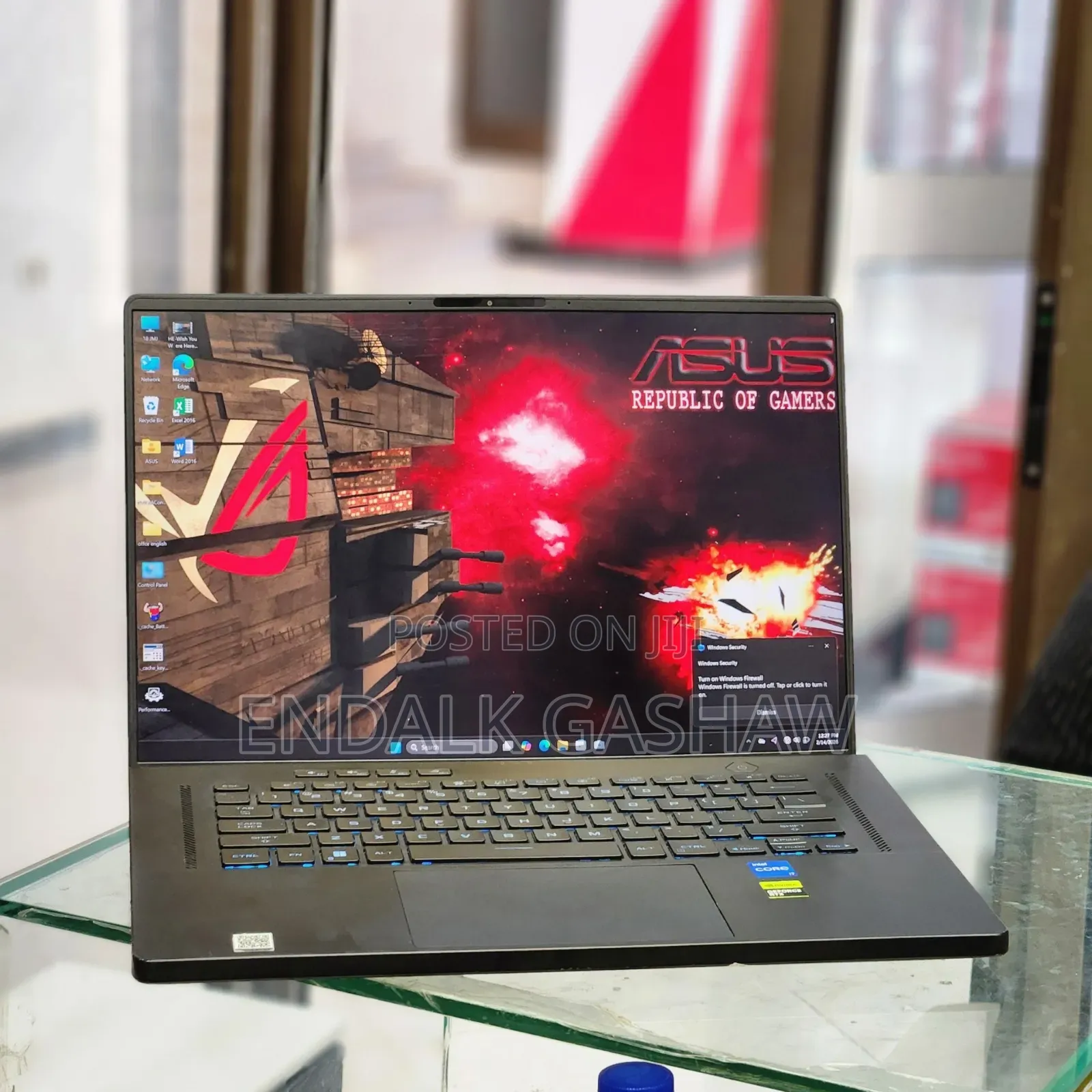 New Laptop Asus ROG Zephyrus G15 16GB Intel Core I7 SSD 512GB