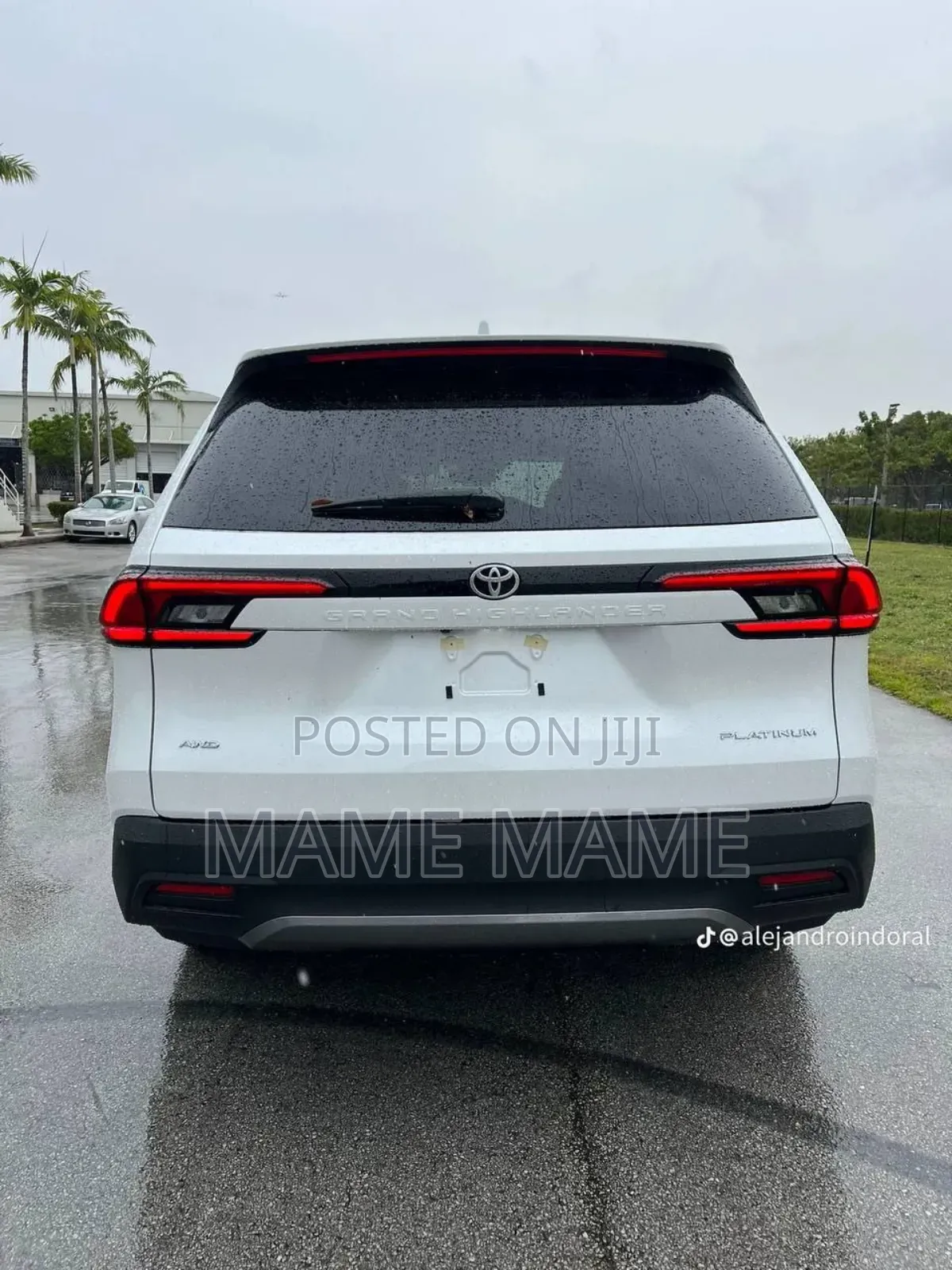 New Toyota Grand Highlander Hybrid 2025 White