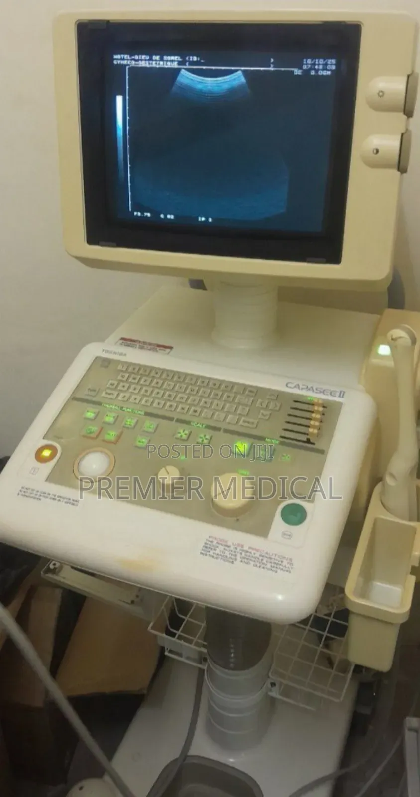 Trolley Ultrasound With Two Probes