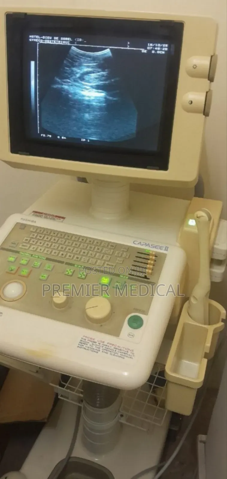 Trolley Ultrasound With Two Probes