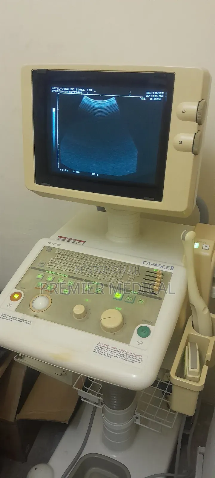 Trolley Ultrasound With Two Probes