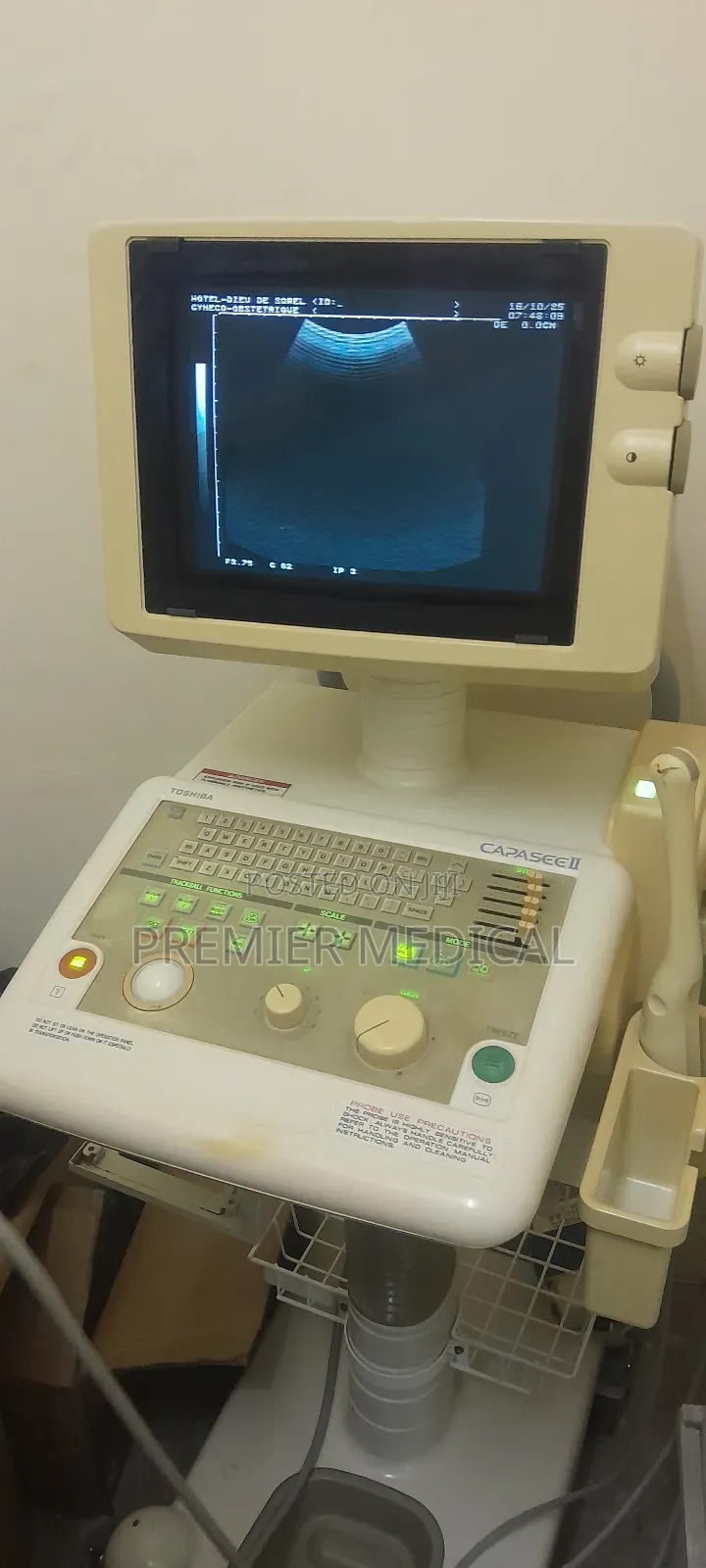 Trolley Ultrasound With Two Probes