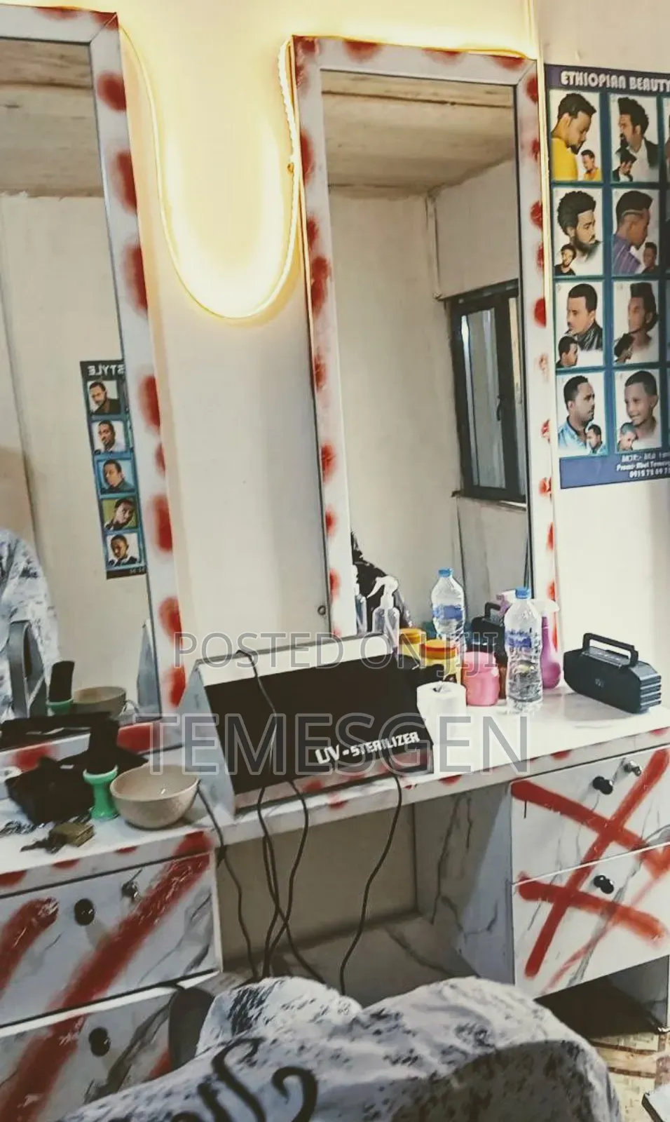 Barber Shop Materials (Male Beauty Salon )
