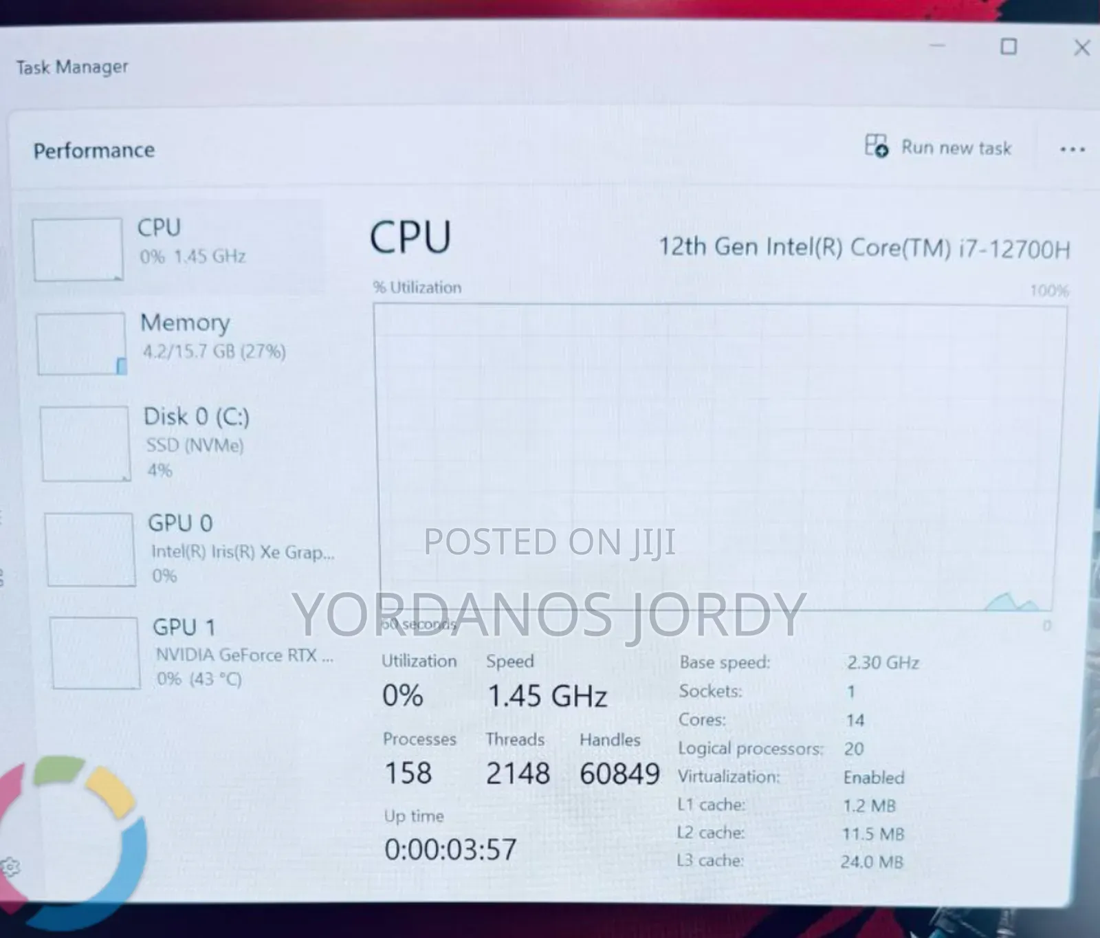 New Laptop Lenovo ThinkBook 15 16GB Intel Core I7 SSD 512GB