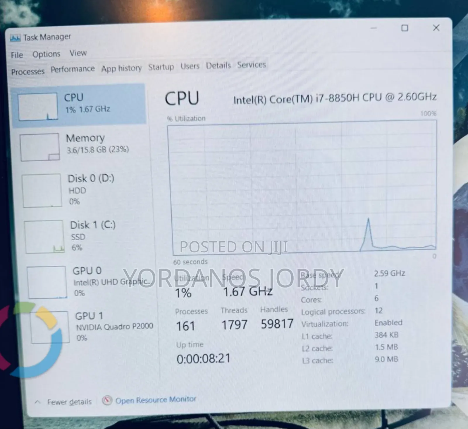 New Laptop HP ZBook Firefly 15 G7 16GB Intel Core I7 SSD 512GB