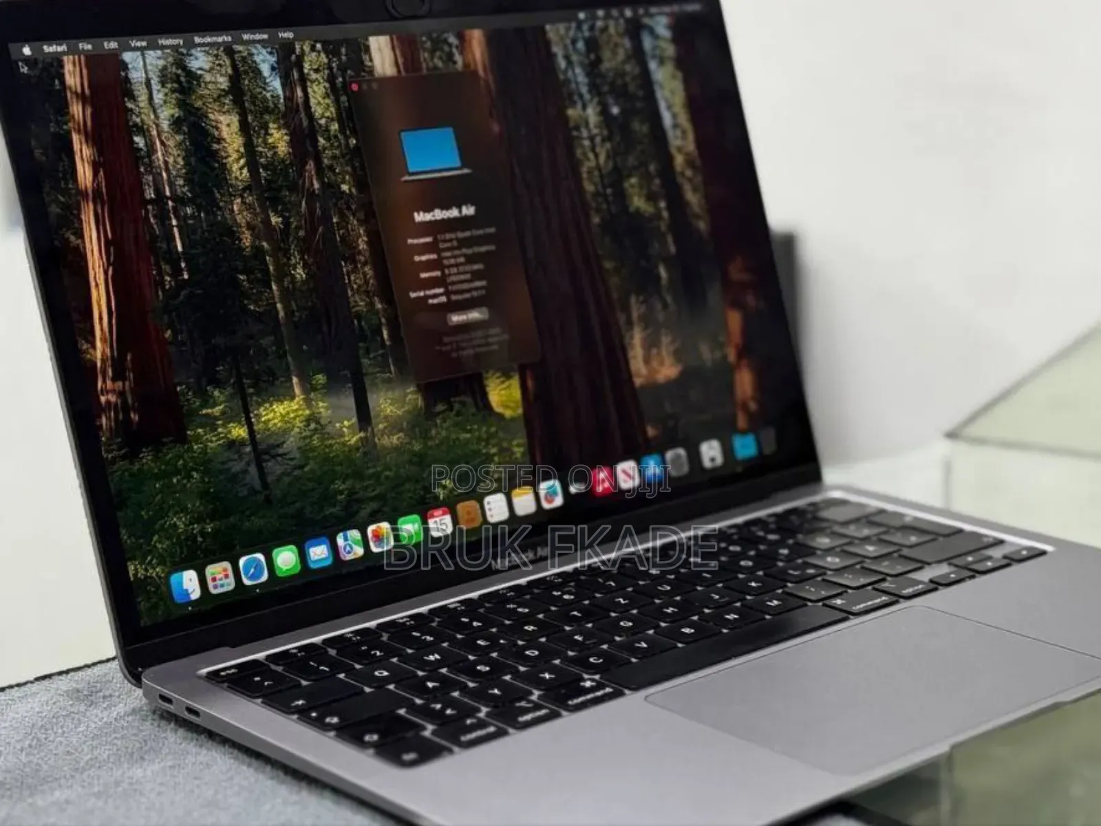 New Laptop Apple MacBook Air 2020 M1 8GB Apple M1 SSD 256GB