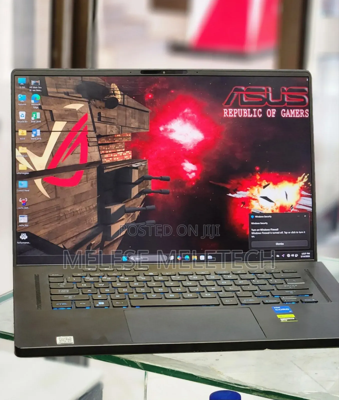 New Laptop Asus ROG Zephyrus G16 16GB Intel Core I7 SSD 512GB