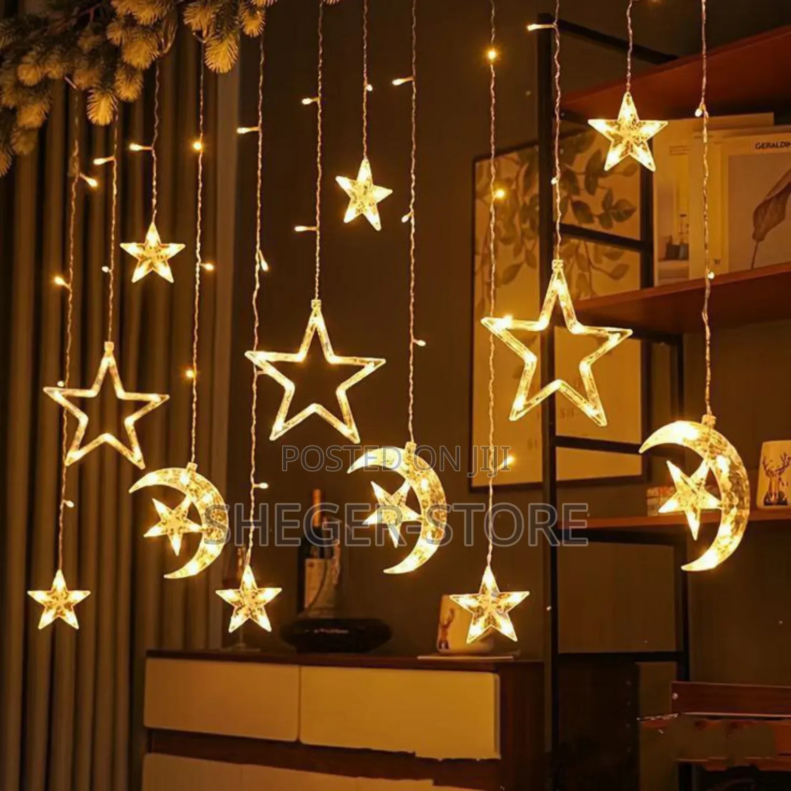 Brand New Moon Star Shape Led Light (For Remadan)