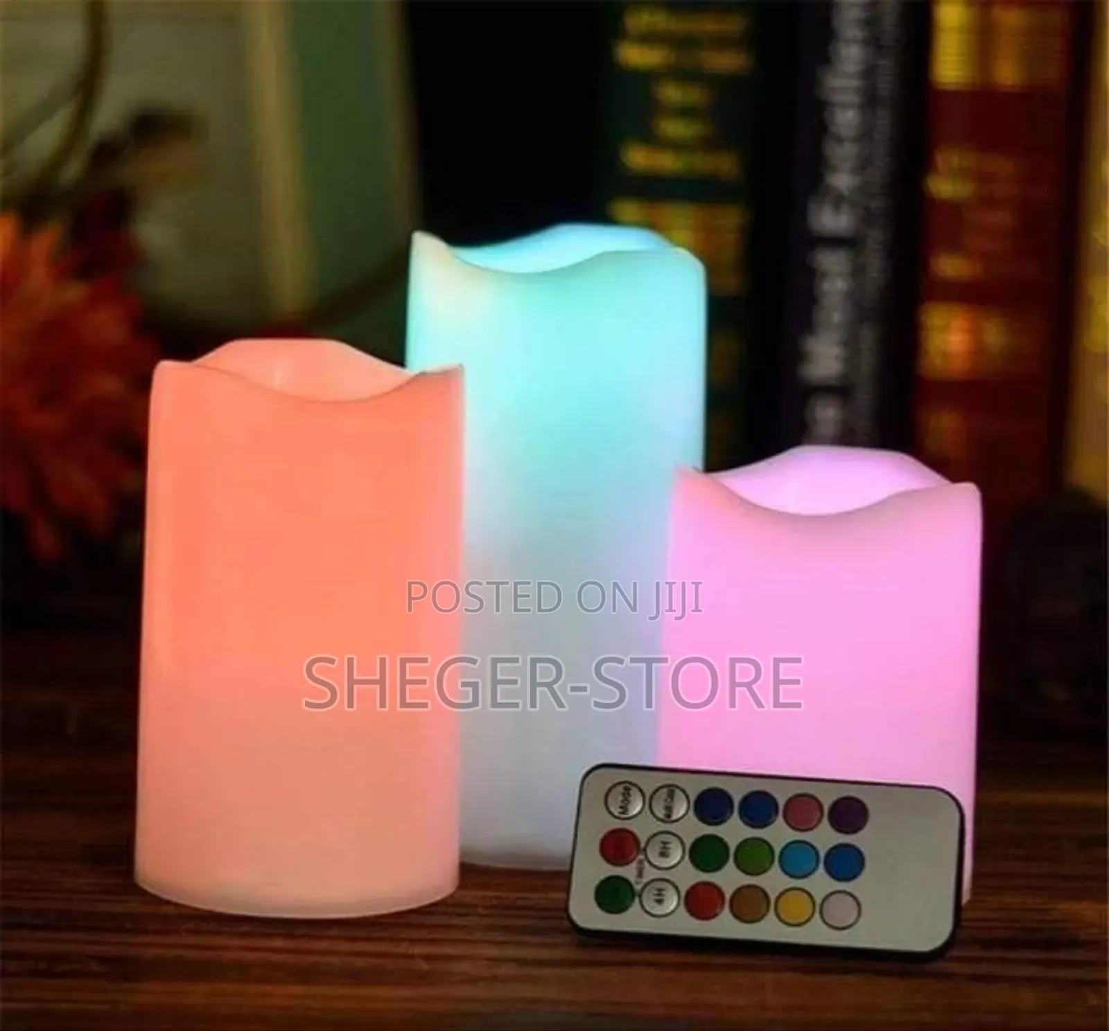 Lexury Color Changing Set of 3 Luma Candles