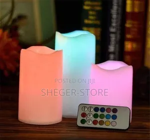 Lexury Color Changing Set of 3 Luma Candles