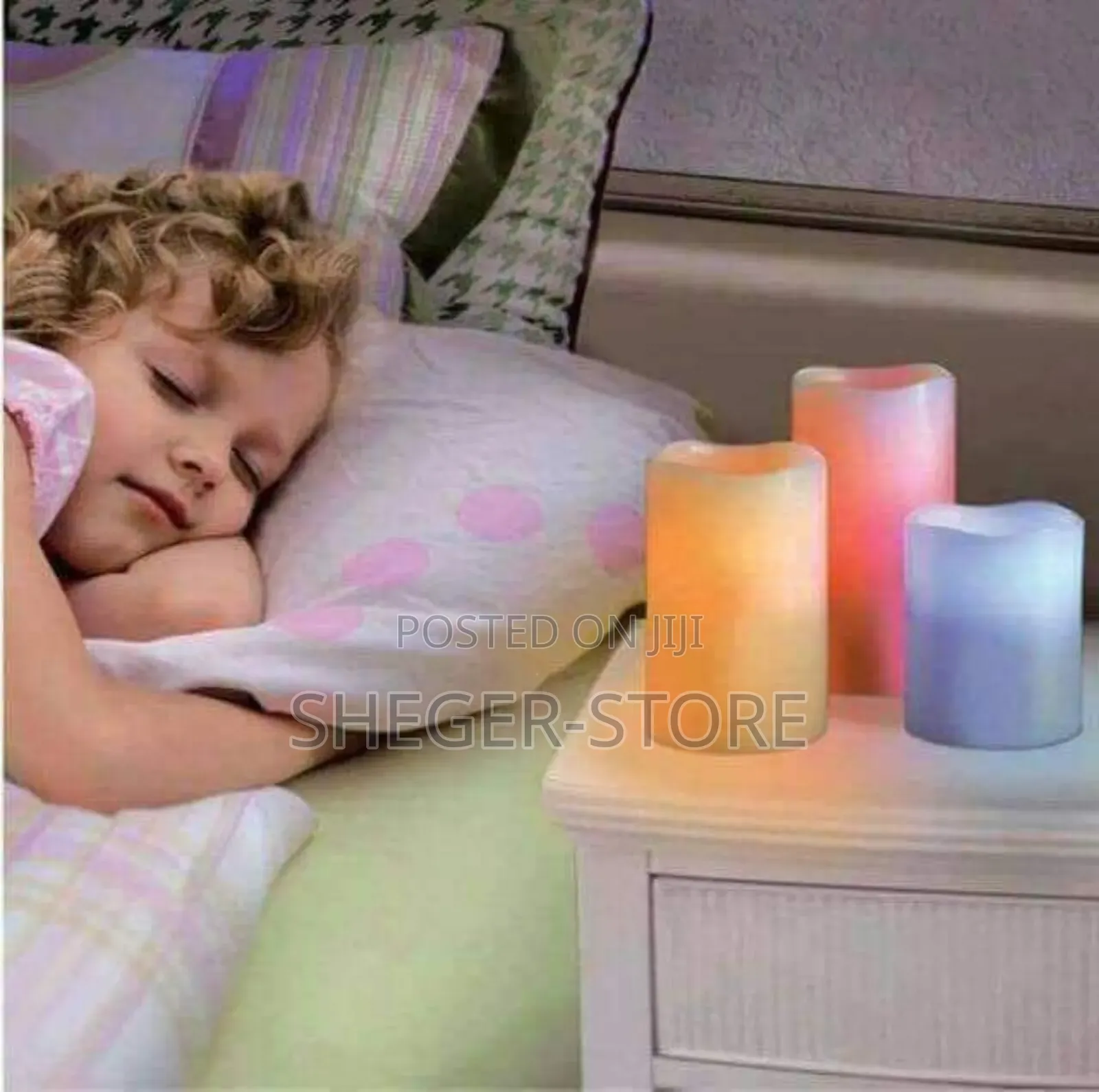 Lexury Color Changing Set of 3 Luma Candles