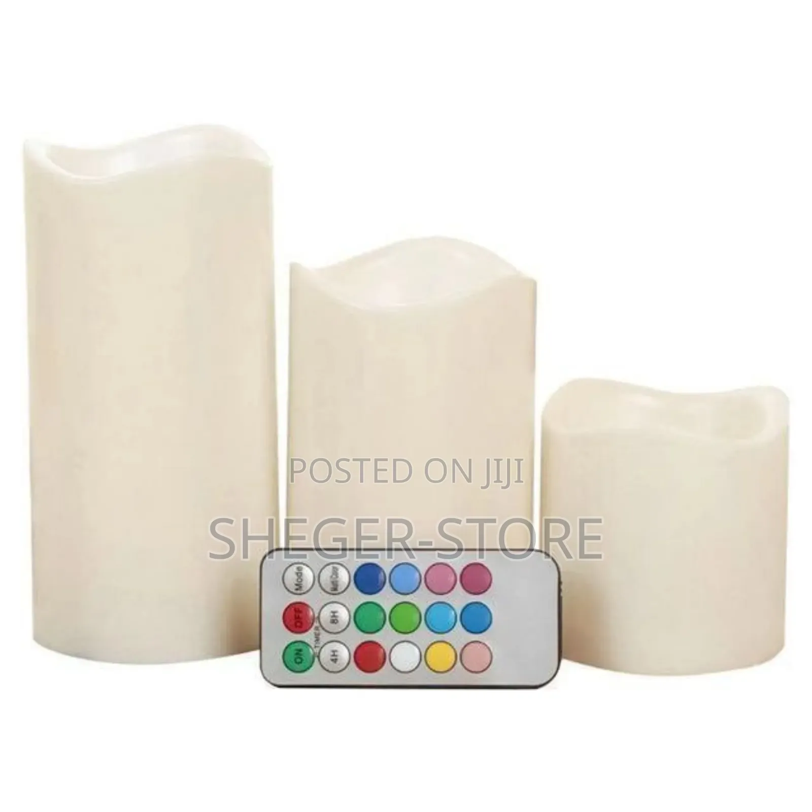Lexury Color Changing Set of 3 Luma Candles