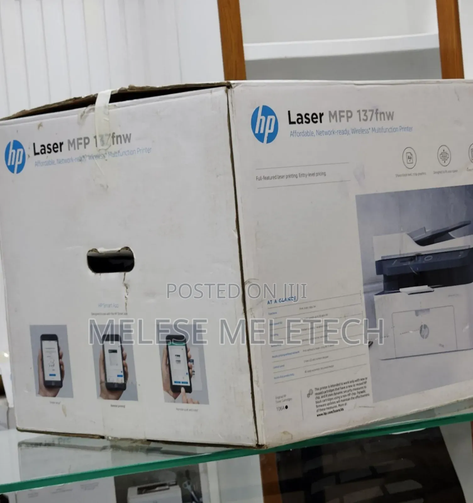 New Hp Laser MPF 137fnp Printer