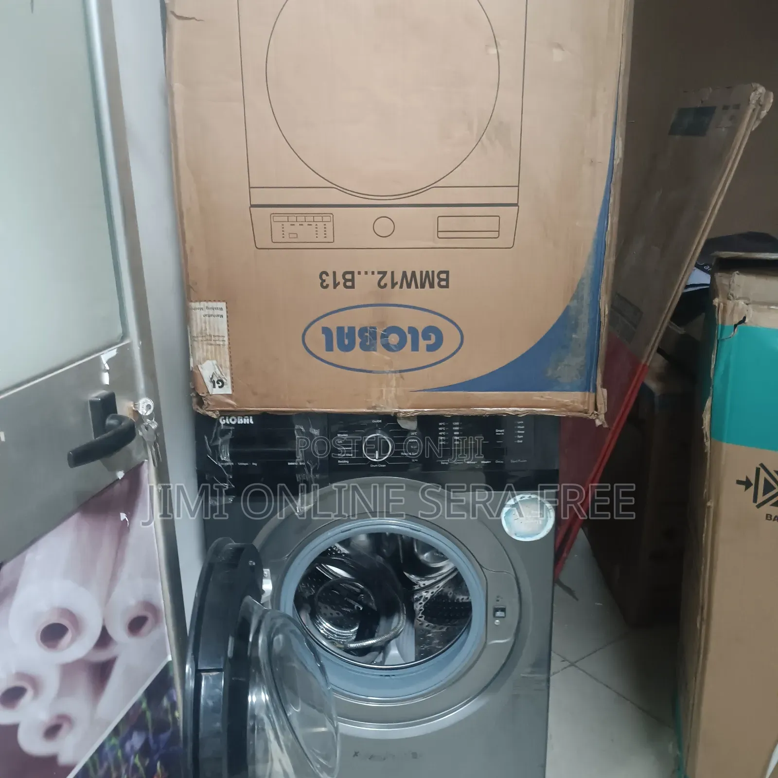 Global Automatic Sistem Front Washing Mashin 12kg Brand Model Dijital