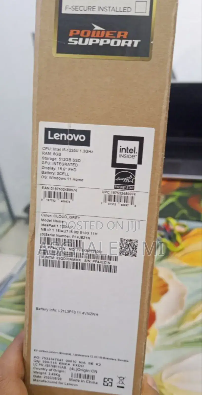 New Laptop Lenovo Ideapad 3 8GB Intel Core I5 SSD 512GB