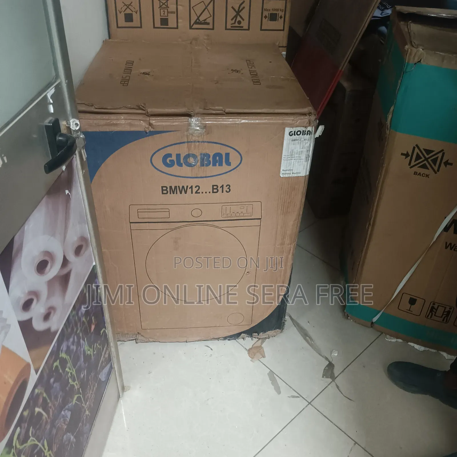 Global Automatic Sistem Front Washing Mashin 12kg Brand Model Dijital