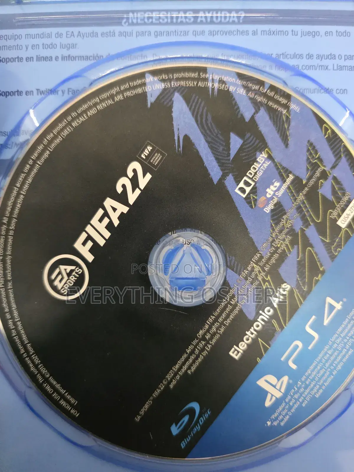 Fifa 22 (Ps4) - Used Disc - Tested Working - Great Condition