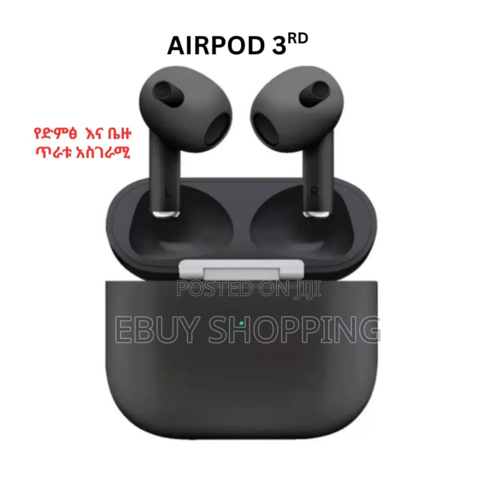 Premium Airpods 3 (2024) in Classic White Black