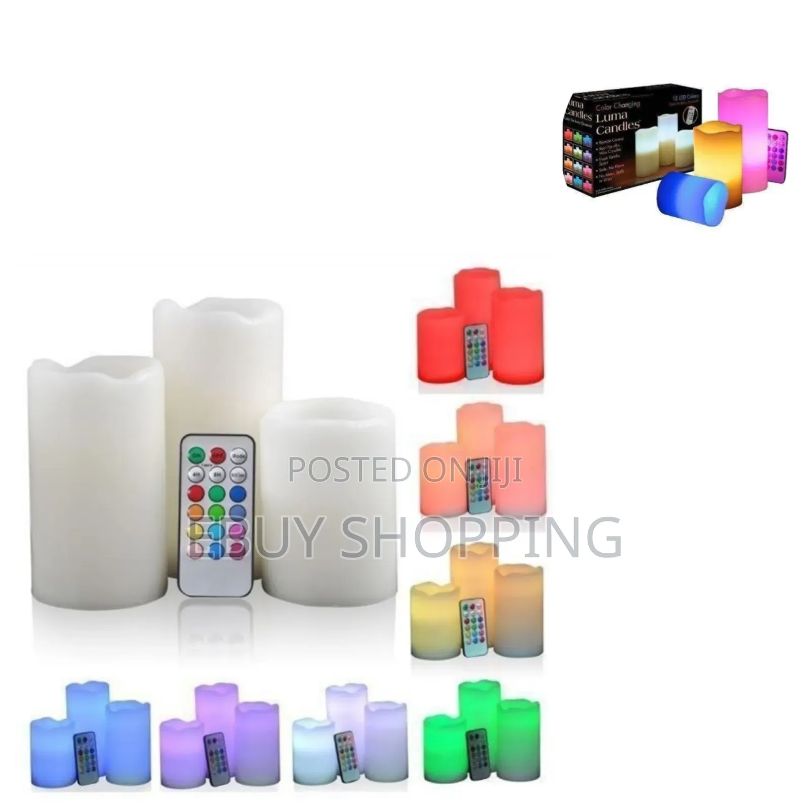 Remote Control Flameless Tea Light Alternative – Color Changing,