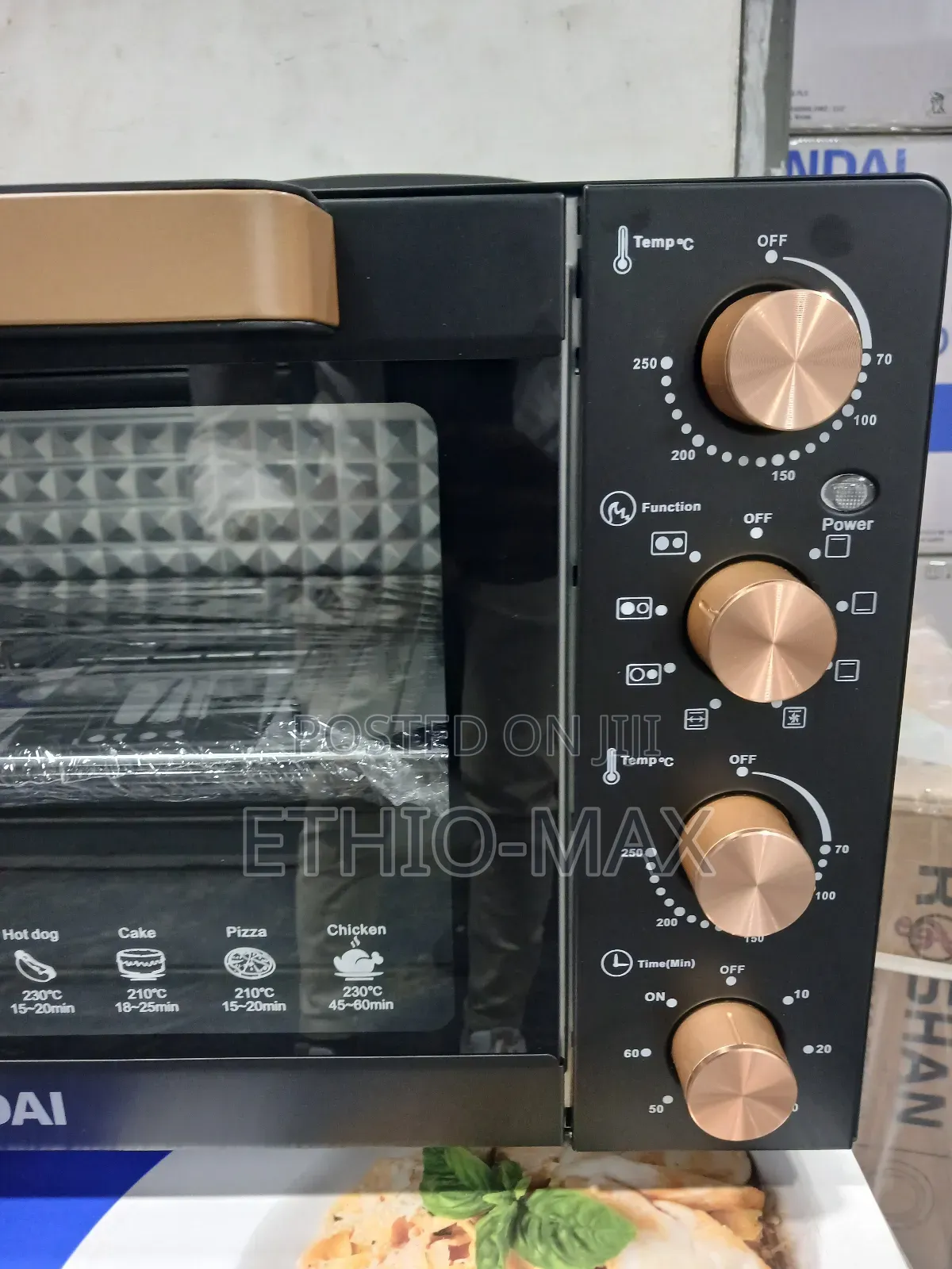 Hyundai Mini Oven 45l – Korea Brand | Powerful Heating | Original