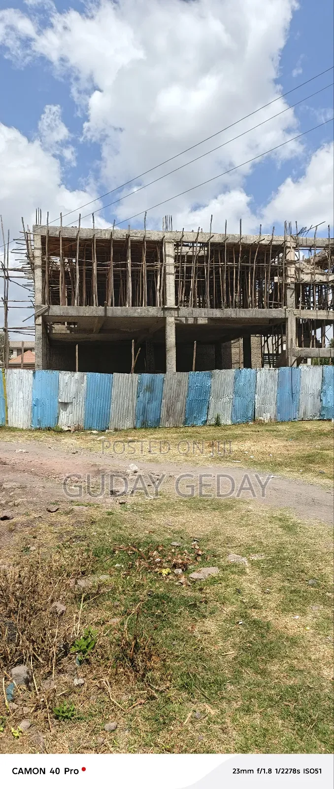 336 ካሬ በአዲስ አበባ ገላን ወረዳው አጠገብ