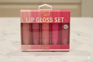 Nicole Miller New York Tinted Lip Gloss Set 5 Shades