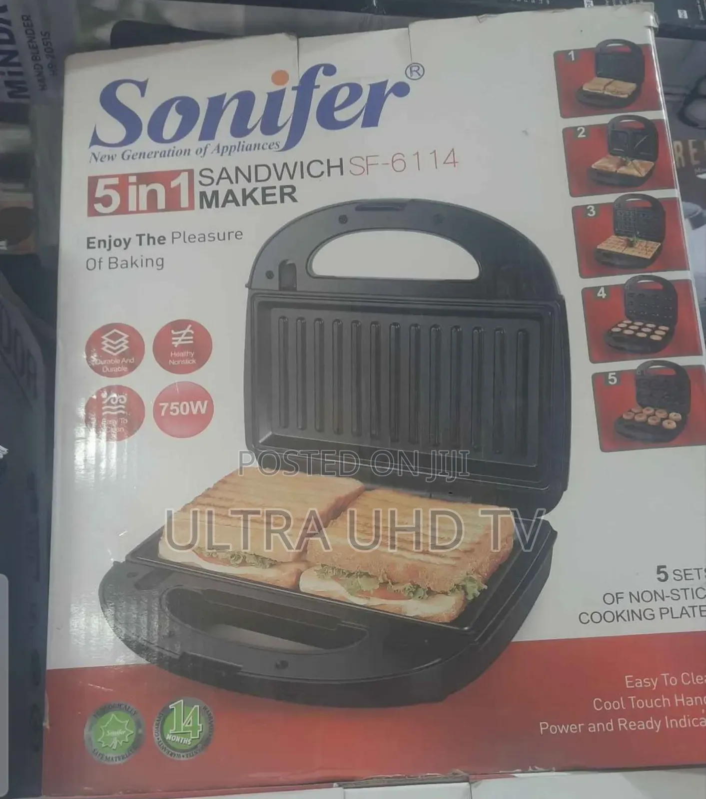 Sandwich Maker Sonifer Sf-6151 Maker.Here Are the Key Features