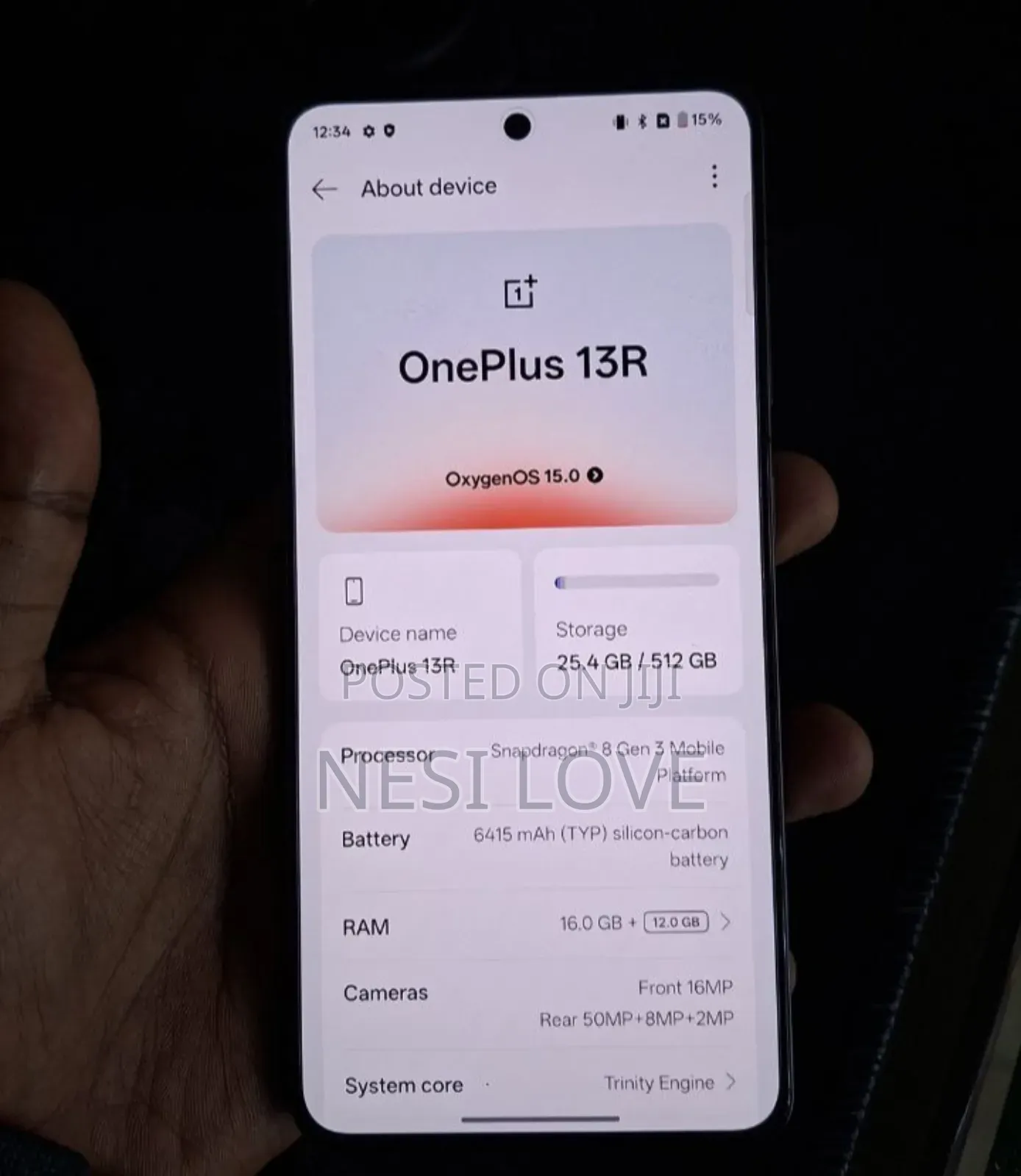 New OnePlus 13R 512 GB Black