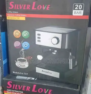 Silver Love Espresso Coffee Maker, Model Ca-737.