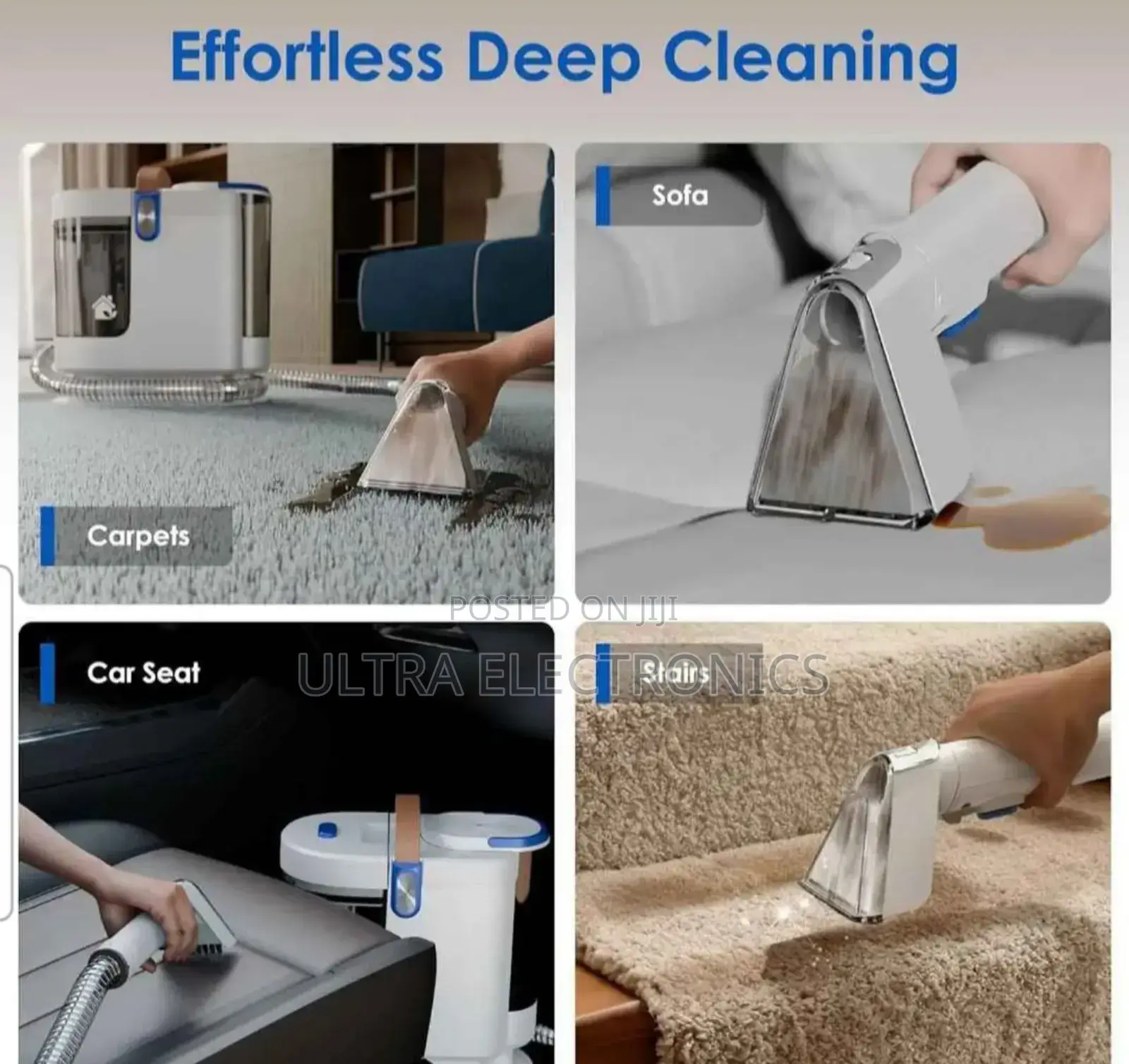 Light Vacuum Designed for Spot Cleaning and Removing Stubborn