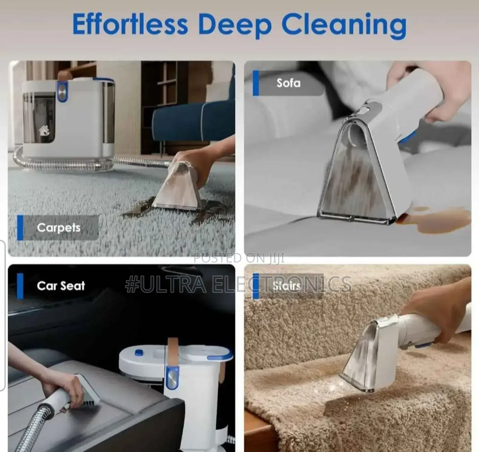 Light Vacuum Designed for Spot Cleaning and Removing Stubborn