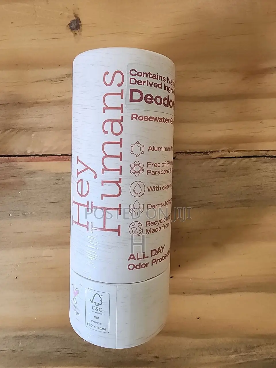 Hey Humans Deodorant, Aluminum Free for Women Men, Natural Ingredients