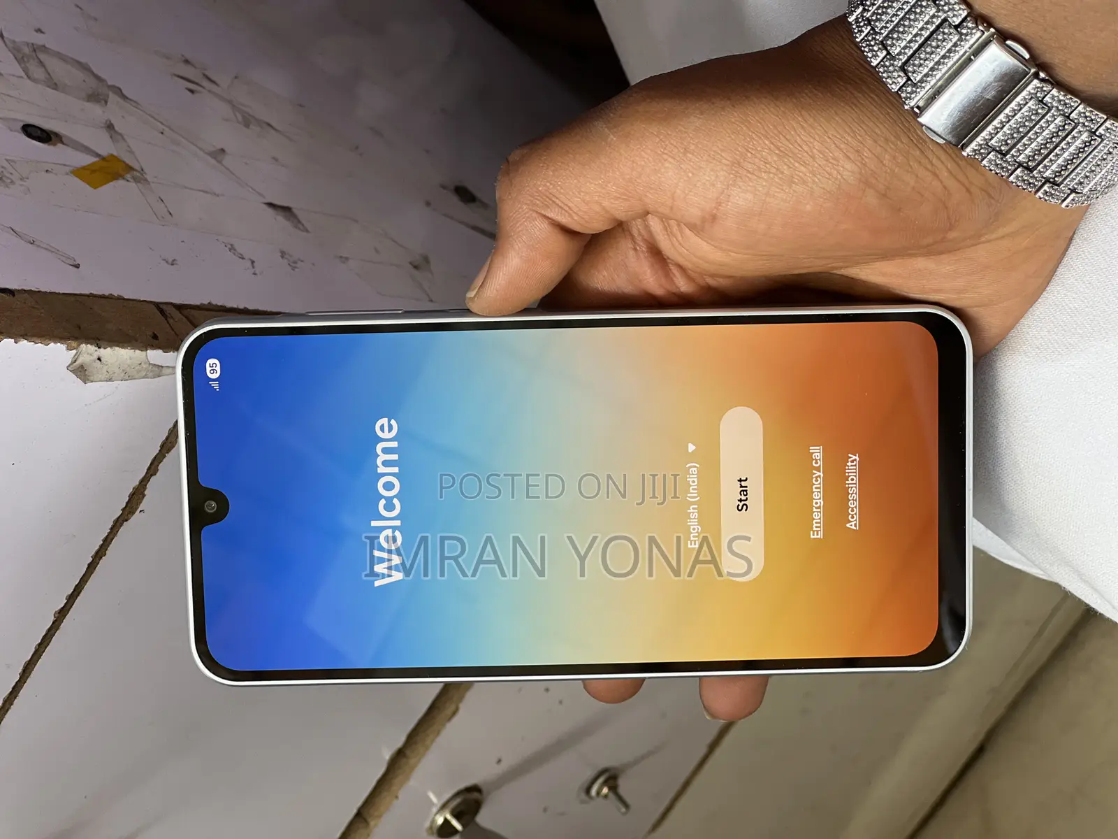 New Samsung Galaxy F17 5G 128 GB Blue