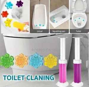 Floral Printed Toilet Cleaning Gel, Fragrant Toilet Deodorizing Gel