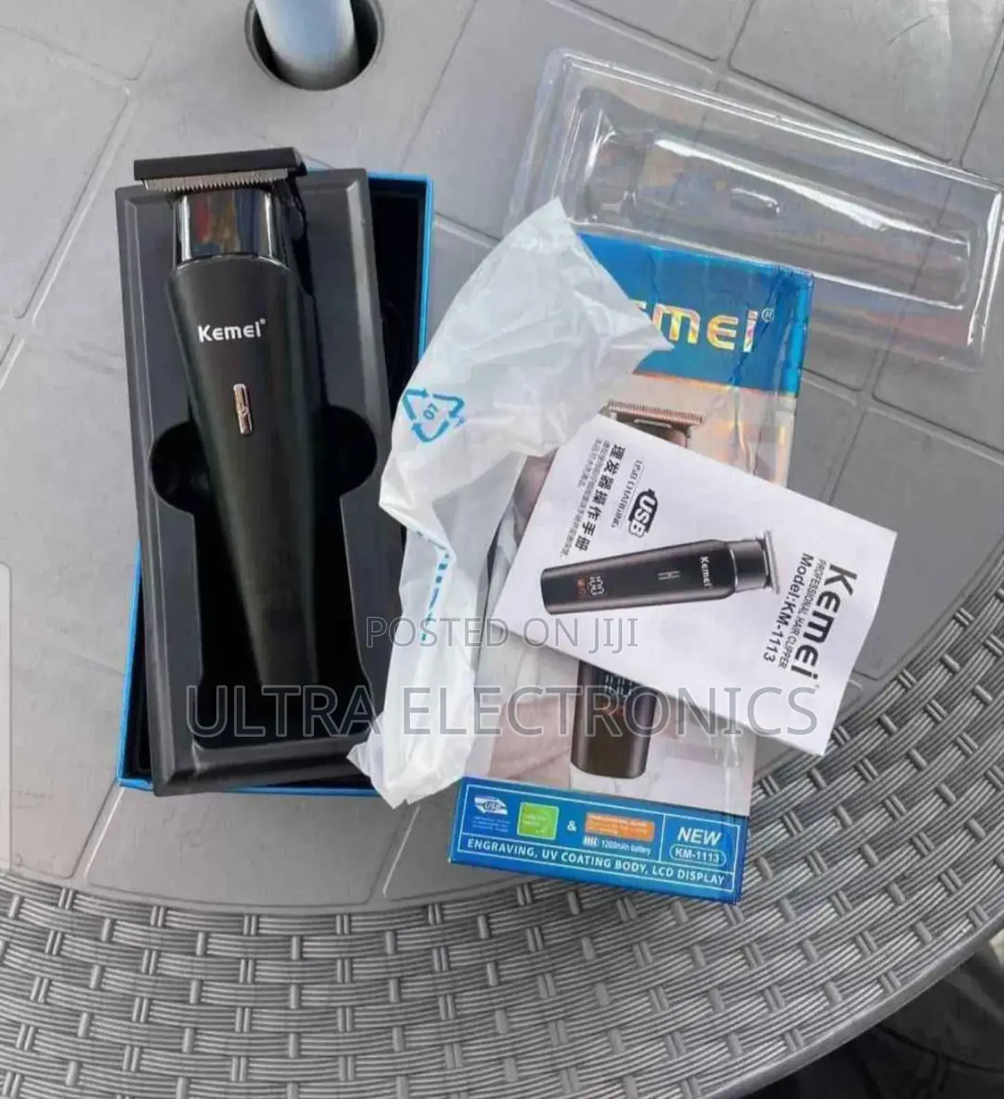 የቅርፅ ማሽን Kemei Km-1113 Professional Hair Clipper.
