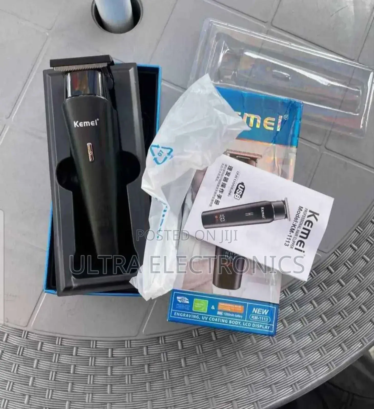 የቅርፅ ማሽን Kemei Km-1113 Professional Hair Clipper.