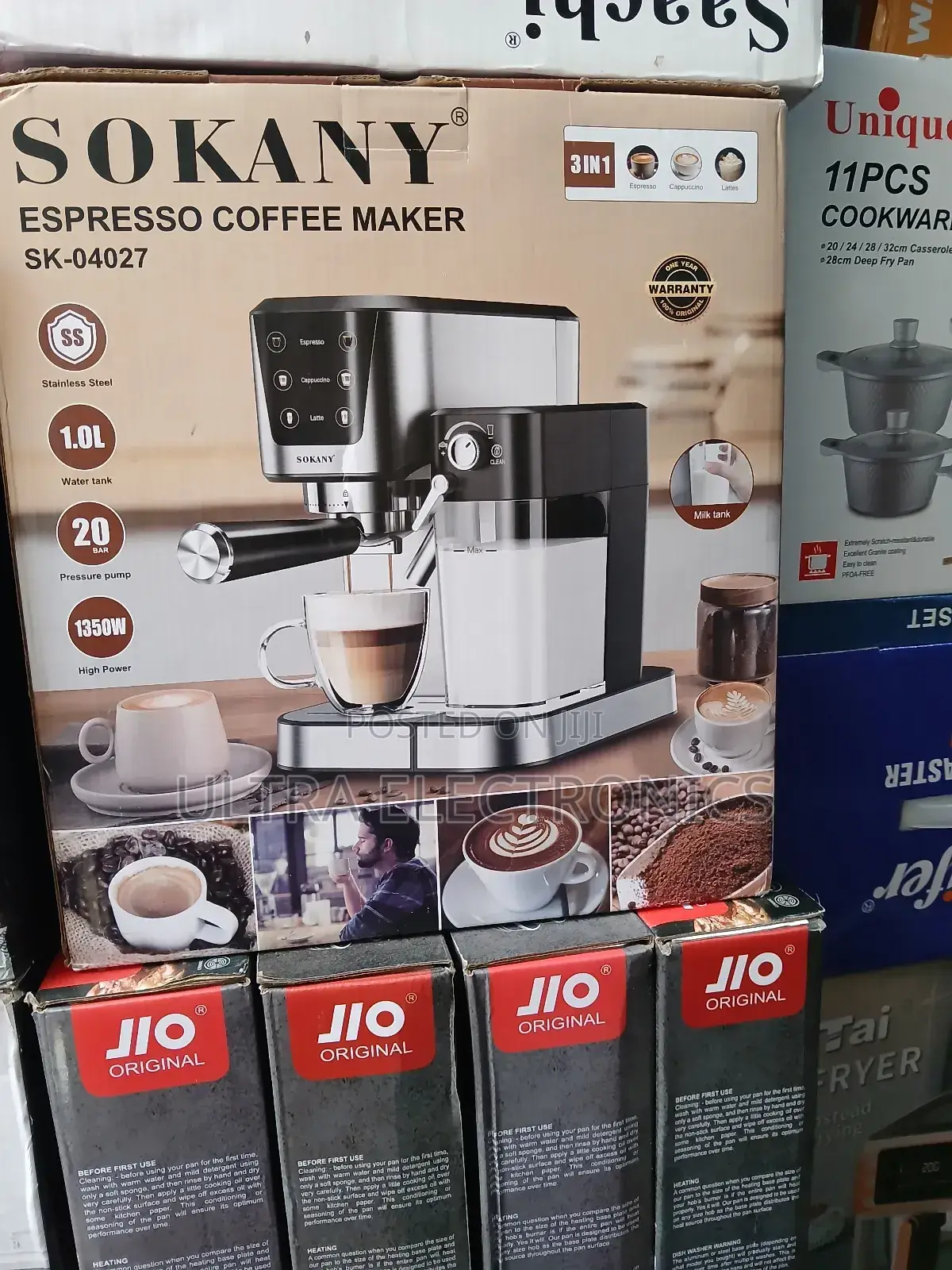 Coffee Maker, A 3-in-1 Sokany Sk-04027 Machine Designed For