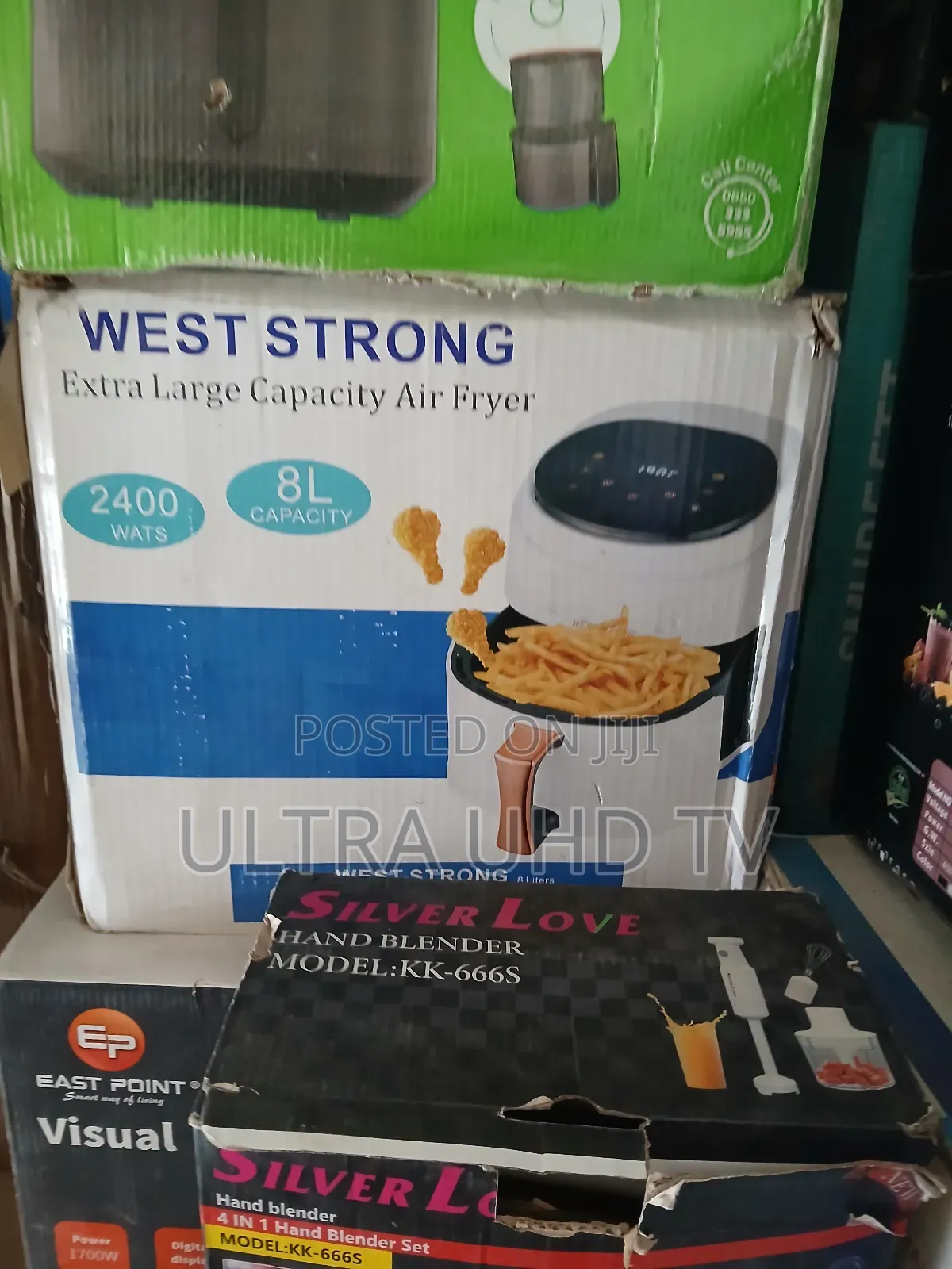 Air Fryer Features an 8-Liter Capacity and a Power Rating Of2400 Watts