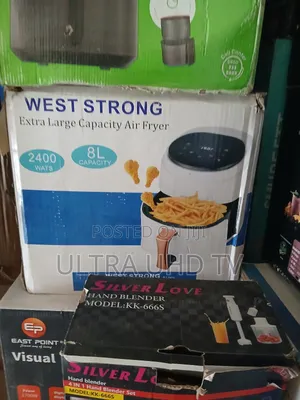 Air Fryer Features an 8-Liter Capacity and a Power Rating Of2400 Watts