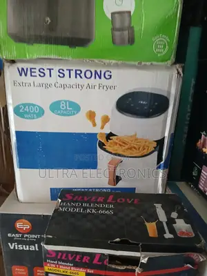 Air Fryer Features an 8-Liter Capacity and a Power Rating Of2400 Watts