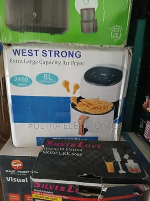 Air Fryer Features an 8-Liter Capacity and a Power Rating Of2400 Watts