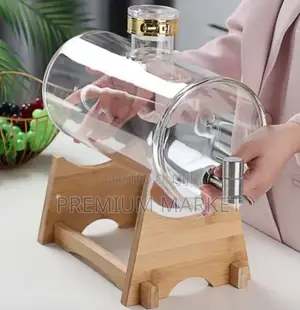5littre Fruit and Beaverage Dispenser ጃር ከነ ማቅረቢያ