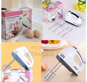 የእንቁላልና ሊጥ መምቻ Super Hand Mixer የእንቁላልና ሊጥ መምቻ ተሻሽሎ የመጣ