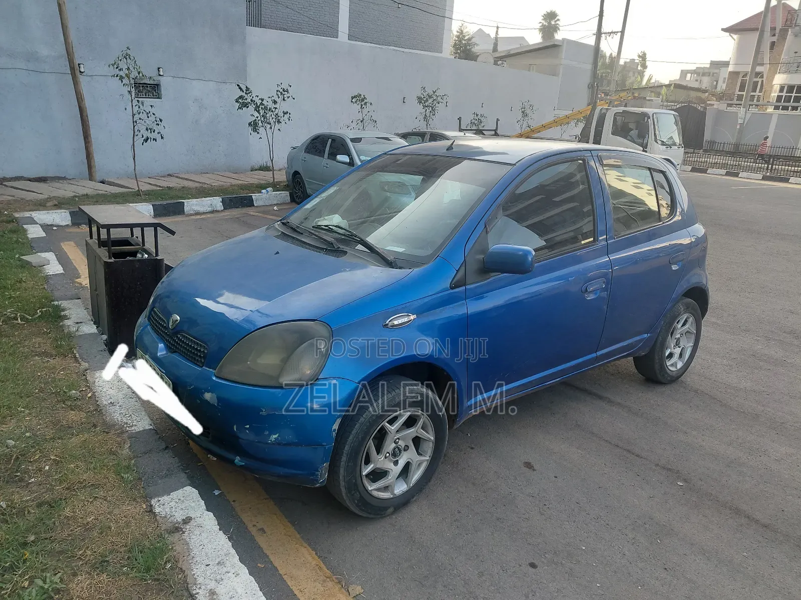 Toyota Vitz 1.0 FWD 3dr 2001 Blue